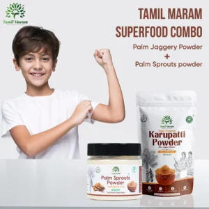 Tamil Maram Superfood Combo Palm Jaggery Powder + Palm Sprouts Powder Packs